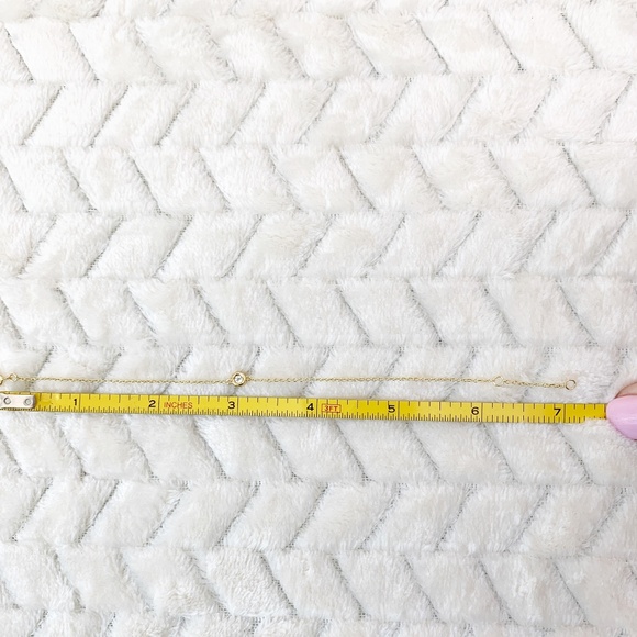 Marrin Costello 14k Gold Plated & White Topaz Hoop Earrings & Bracelet Set - Picture 10 of 11